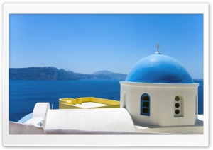 Oia, Greece Ultra HD Wallpaper for 4K UHD Widescreen desktop, tablet & smartphone