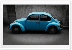 Old Blue Volkswagen Ultra HD Wallpaper for 4K UHD Widescreen desktop, tablet & smartphone