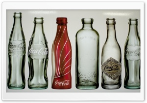 Old Coca-Cola Bottles Ultra HD Wallpaper for 4K UHD Widescreen desktop, tablet & smartphone