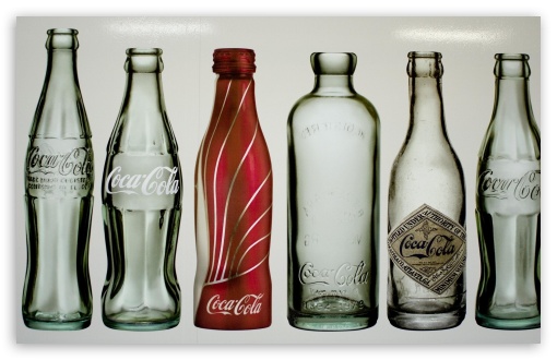 Old Coca-Cola Bottles UltraHD Wallpaper for Wide 16:10 5:3 Widescreen WHXGA WQXGA WUXGA WXGA WGA ; Mobile 5:3 - WGA ;