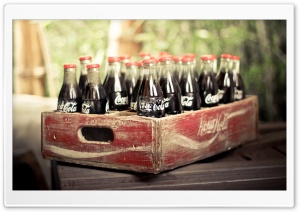 Old Coca Cola Bottles Ultra HD Wallpaper for 4K UHD Widescreen desktop, tablet & smartphone