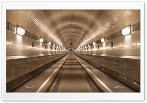 Old Elbe Tunnel in Hamburg, Germany Ultra HD Wallpaper for 4K UHD Widescreen desktop, tablet & smartphone