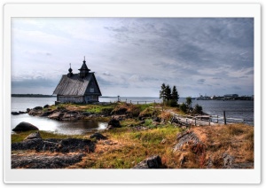 Old Lake Cottage Ultra HD Wallpaper for 4K UHD Widescreen desktop, tablet & smartphone