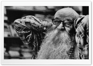 Old Man With Long Beard Ultra HD Wallpaper for 4K UHD Widescreen desktop, tablet & smartphone