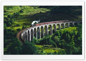 Old Steam Train Rides 4K UHD Wallpaper for Widescreen and UltraWide Desktop, UltraHD TV, Smartphone, Tablet