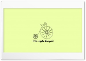 Old style bicycle Ultra HD Wallpaper for 4K UHD Widescreen desktop, tablet & smartphone