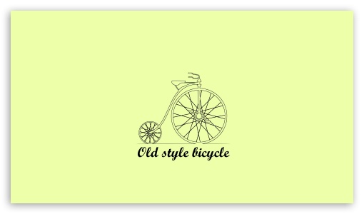 Old style bicycle UltraHD Wallpaper for HD 16:9 ;