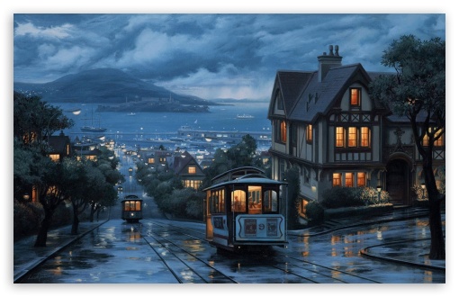 Old Trams UltraHD Wallpaper for Widescreen 16:10 ;