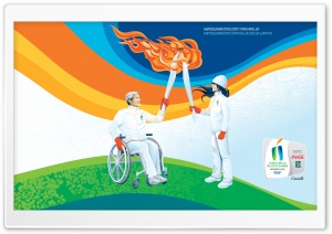 Olympic Torch Ultra HD Wallpaper for 4K UHD Widescreen desktop, tablet & smartphone