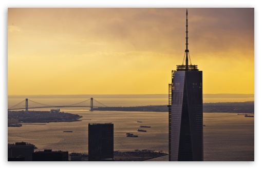 One World Trade Center, Sunset, New York City UltraHD Wallpaper for UHD 16:9 ; HD 16:9 ; UltraWide 32:9 32:10 ; Widescreen 16:10 5:3 ; Fullscreen 4:3 5:4 3:2 ; Tablet 1:1 ; Mobile 3:5 3:4 ; Dual 16:10 5:3 16:9 4:3 5:4 ;