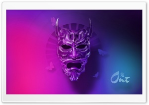Oni Mask Ultra HD Wallpaper for 4K UHD Widescreen desktop, tablet & smartphone