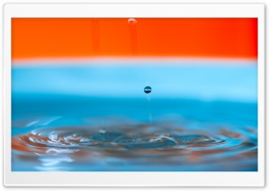Orange and Blue Water Ultra HD Wallpaper for 4K UHD Widescreen desktop, tablet & smartphone