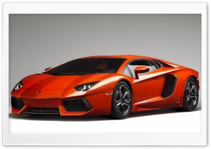 Orange Lamborghini Aventador Ultra HD Wallpaper for 4K UHD Widescreen desktop, tablet & smartphone