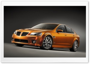 Orange Pontiac G8 GXP Car 1 Ultra HD Wallpaper for 4K UHD Widescreen desktop, tablet & smartphone