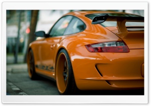 Orange Porsche Ultra HD Wallpaper for 4K UHD Widescreen desktop, tablet & smartphone