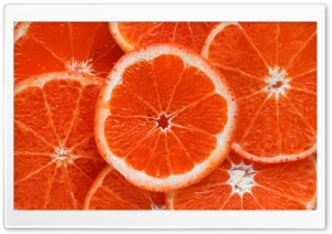 Orange Slices Background Ultra HD Wallpaper for 4K UHD Widescreen desktop, tablet & smartphone