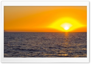 Orange Sunrise Ultra HD Wallpaper for 4K UHD Widescreen desktop, tablet & smartphone