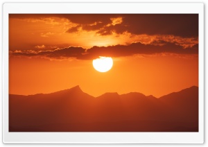 Orange Sunset, Oman Ultra HD Wallpaper for 4K UHD Widescreen desktop, tablet & smartphone