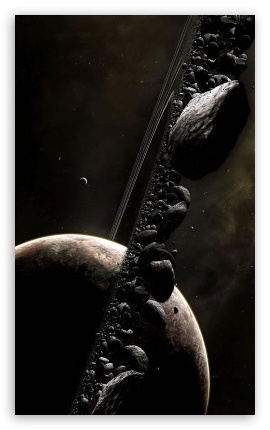 Orbital Ring UltraHD Wallpaper for Mobile 3:5 ;