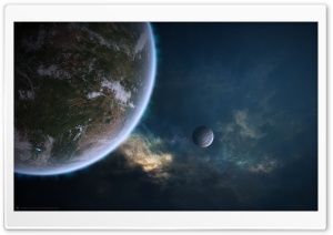 Outer Space Planets Artwork Ultra HD Wallpaper for 4K UHD Widescreen desktop, tablet & smartphone