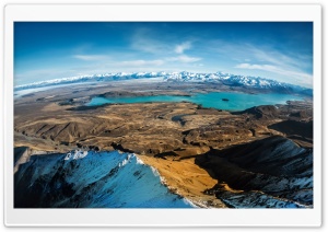 Over Lake Tekapo Ultra HD Wallpaper for 4K UHD Widescreen desktop, tablet & smartphone