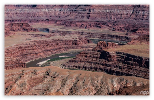Overlook, Dead Horse Point, Utah, Travel, Canyonlands, Scenic View, Hiking, Colorado River UltraHD Wallpaper for UHD 16:9 ; HD 16:9 ; UltraWide 21:9 24:10 ; Widescreen 16:10 5:3 ; Fullscreen 4:3 5:4 3:2 ;