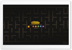 PacMan Halloween Ultra HD Wallpaper for 4K UHD Widescreen desktop, tablet & smartphone