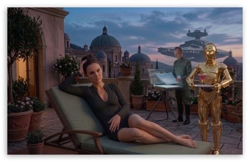 Padme on Coruscant UltraHD Wallpaper for HD 16:9 ; UltraWide 21:9 ; Widescreen 16:10 ;