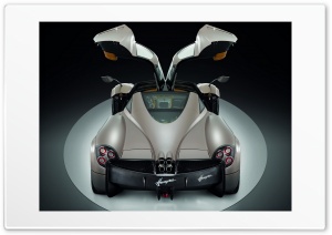 Pagani Huayra Gunmetal Top Doors Ultra HD Wallpaper for 4K UHD Widescreen desktop, tablet & smartphone