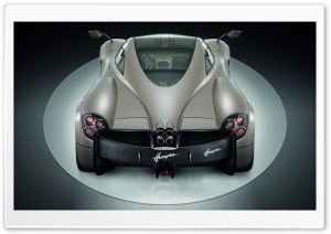 Pagani Huayra Gunmetal Top Rear Ultra HD Wallpaper for 4K UHD Widescreen desktop, tablet & smartphone