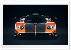 Pagani Zonda Cinque Orange Ultra HD Wallpaper for 4K UHD Widescreen desktop, tablet & smartphone