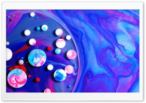 Paint Mix Bubbles Ultra HD Wallpaper for 4K UHD Widescreen desktop, tablet & smartphone