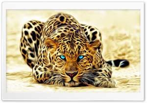 Painting Leopard Ultra HD Wallpaper for 4K UHD Widescreen desktop, tablet & smartphone
