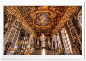 Palace of Versailles Hall of Mirrors Ultra HD Wallpaper for 4K UHD Widescreen desktop, tablet & smartphone
