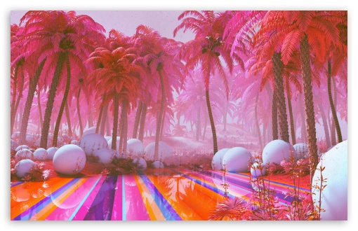 Palm Trees, Spheres, Dreamlike, Unreal, Digital Art UltraHD Wallpaper for UHD 16:9 ; HD 16:9 ; UltraWide 21:9 24:10 32:9 32:10 ; Widescreen 16:10 5:3 ; Fullscreen 4:3 5:4 3:2 ; Tablet 1:1 ; Mobile 9:16 9:19.5 9:20 10:16 2:3 3:5 3:4 ; Dual 16:10 5:3 16:9 4:3 5:4 3:2 ;
