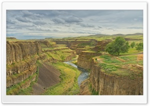 Palouse River Canyon in Washington 4K UHD Wallpaper for Widescreen and UltraWide Desktop, UltraHD TV, Smartphone, Tablet