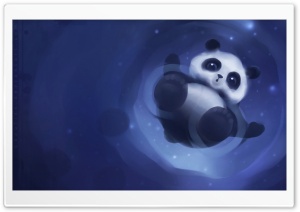Panda Walking On Water Ultra HD Wallpaper for 4K UHD Widescreen desktop, tablet & smartphone