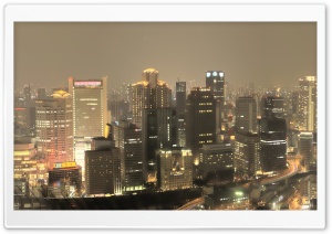 Panorama Of Osaka Ultra HD Wallpaper for 4K UHD Widescreen desktop, tablet & smartphone