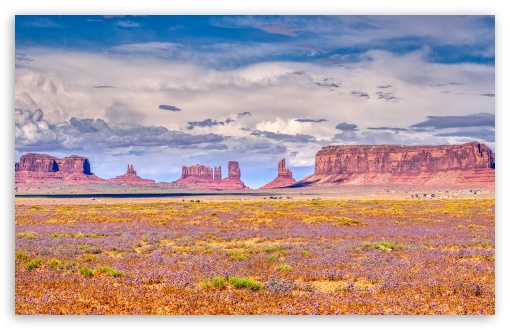 Panoramic Desert Landscape in Monument Valley, Arizona Utah UltraHD Wallpaper for UHD 16:9 ; HD 16:9 ; UltraWide 21:9 24:10 32:9 32:10 ; Widescreen 16:10 5:3 ; Fullscreen 4:3 5:4 3:2 ; Tablet 1:1 ; Mobile 9:16 9:19.5 9:20 9:21 9:22 10:16 2:3 3:5 3:4 ; Dual 16:10 5:3 16:9 4:3 5:4 3:2 ; Triple 16:10 5:3 16:9 4:3 5:4 3:2 ;