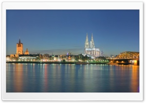 Panoramic Image Of Cologne Ultra HD Wallpaper for 4K UHD Widescreen desktop, tablet & smartphone