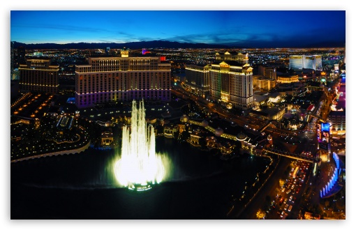Casino Las Vegas Night Scenic Wallpaper Hotels View Wallpaper 