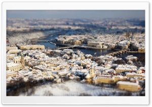Panoramic View Of Prague Ultra HD Wallpaper for 4K UHD Widescreen desktop, tablet & smartphone