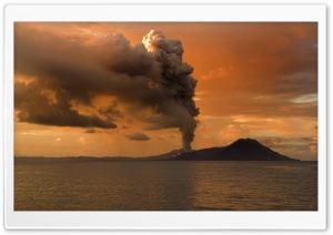 Papua New Guinea Volcanic Eruption Ultra HD Wallpaper for 4K UHD Widescreen desktop, tablet & smartphone