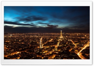 Paris City Lights Ultra HD Wallpaper for 4K UHD Widescreen desktop, tablet & smartphone