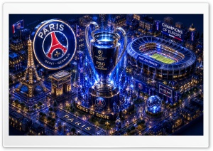Paris Saint-Germain 4K UHD Wallpaper for Widescreen and UltraWide Desktop, UltraHD TV, Smartphone, Tablet