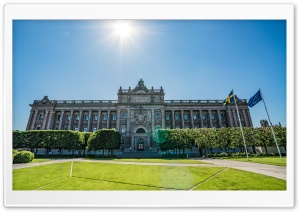 Parliament House, Stockholm, Sweden Ultra HD Wallpaper for 4K UHD Widescreen desktop, tablet & smartphone