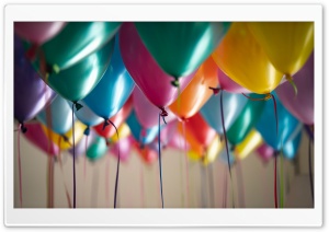 Party Balloons Ultra HD Wallpaper for 4K UHD Widescreen desktop, tablet & smartphone