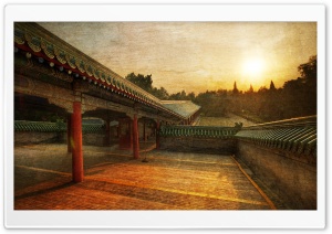 Path To The Temple Of Heaven Ultra HD Wallpaper for 4K UHD Widescreen desktop, tablet & smartphone