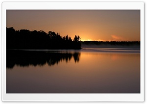 Peaceful Lake At Dusk 1 Ultra HD Wallpaper for 4K UHD Widescreen desktop, tablet & smartphone