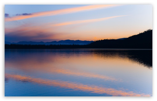 Peaceful Lake At Dusk UltraHD Wallpaper for UHD 16:9 ; HD 16:9 ; UltraWide 32:9 32:10 ; Widescreen 16:10 5:3 ; Fullscreen 4:3 5:4 3:2 ; Tablet 1:1 ; Mobile 3:5 3:4 ; Dual 16:10 5:3 16:9 4:3 5:4 ;